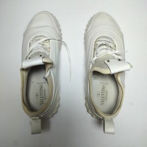 Valentino Garavani Climbers White Leather Rockstud Sneakers TPA28Y2 41 Mens